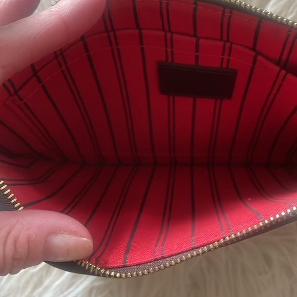 Louis Vuitton Neverfull pouch/clutch in Damier Ebene - Picture 7 of 9